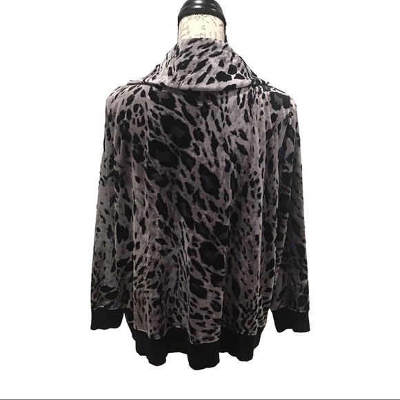 Jones New York full zip jacket fleece plus size - Picture 4 of 6